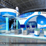 Disain Booth Menarik Konica Pameran Exhibition Konica.
