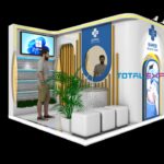 Design Booth Pameran Hospital Expo Hospex.