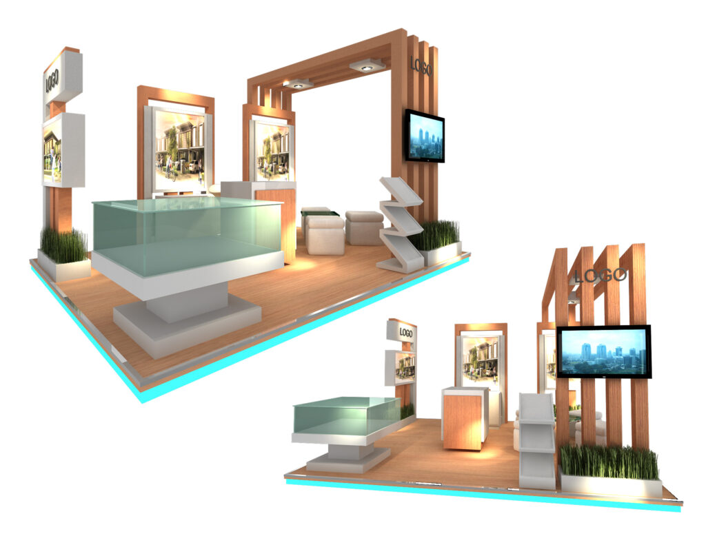 Booth Pameran Mall Property Axi