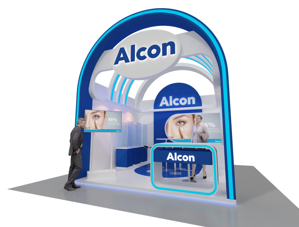 Design Booth Pameran Alcon