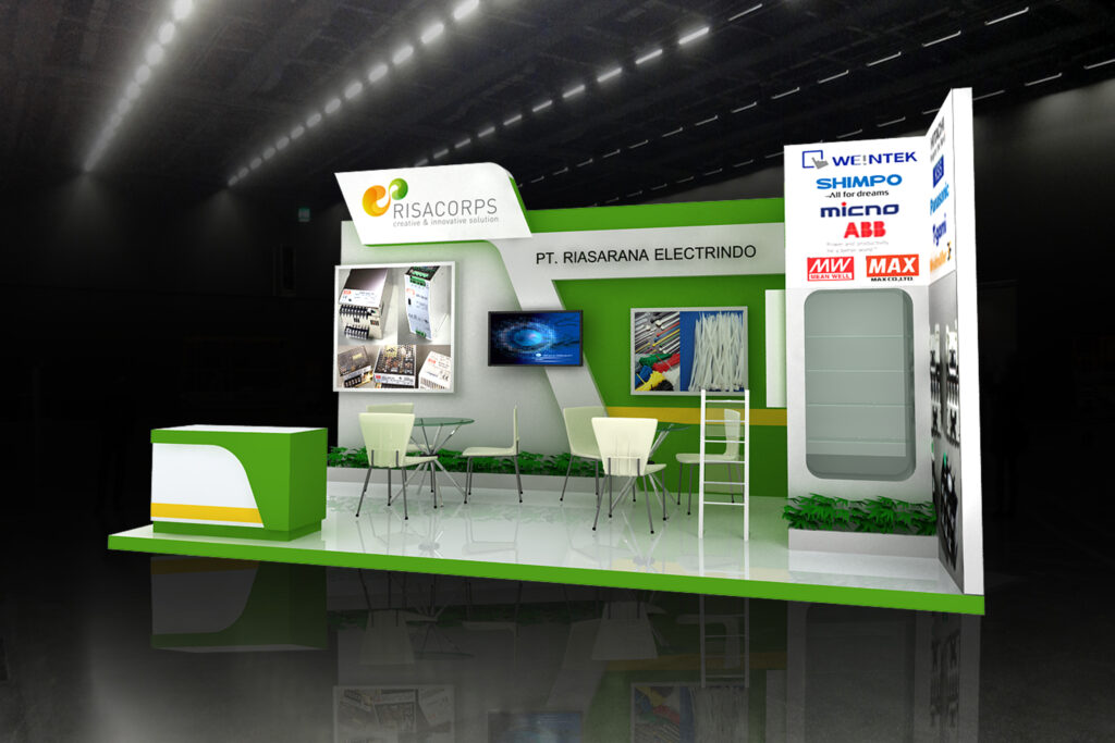 Booth Pameran Manufacturing Kontraktor Stand Booth