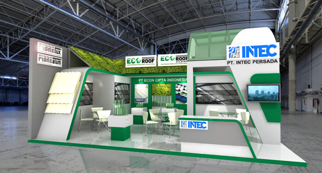 Kontraktor Pameran Booth Exhibition Design Stand Contractor Intecroof