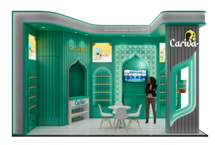 Vendor Pameran Pekan Raya Jakarta Carniva Booth Indoor Jakarta Fair