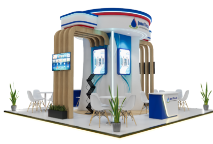 Design Booth Pameran Jasa Tirta Indowater