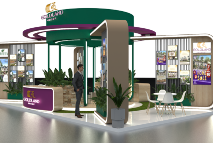 Exhibition Contractor Jakarta Indonesia Goldland dalam event BCA Expo.