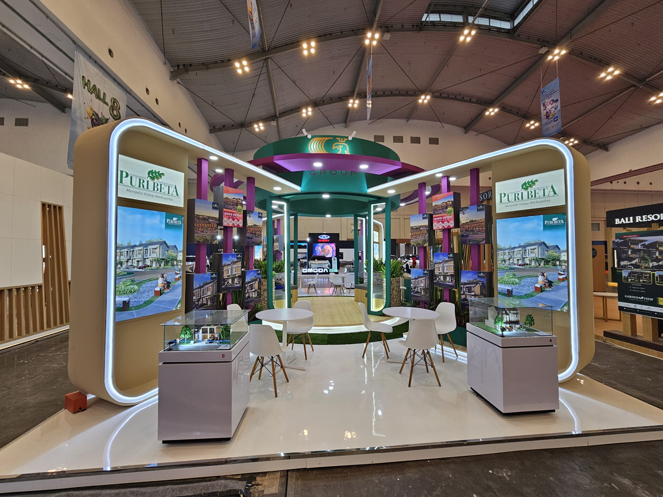 Booth Pameran Property Developer Dalam Pameran Indonesia Property Expo