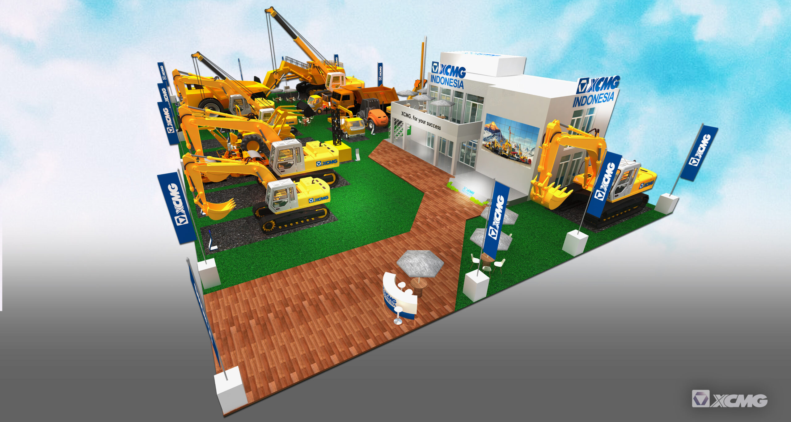 Kontraktor Pameran Construction dan Mining Expo: Solusi Profesional Booth Industri Berat