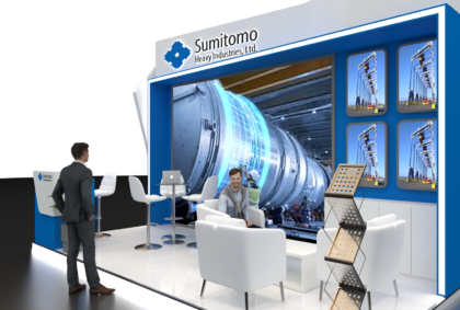 Booth Design Jakarta Sumitomo Minimalis.