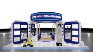 Design Booth Pameran Visco Indowater Exhibition.