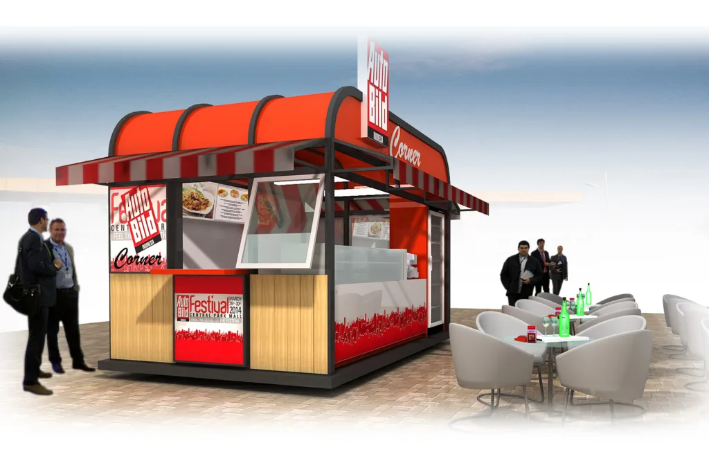 jasa desain 3D booth Cikarang