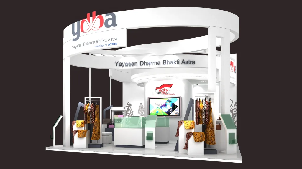 desain booth pameran jogja