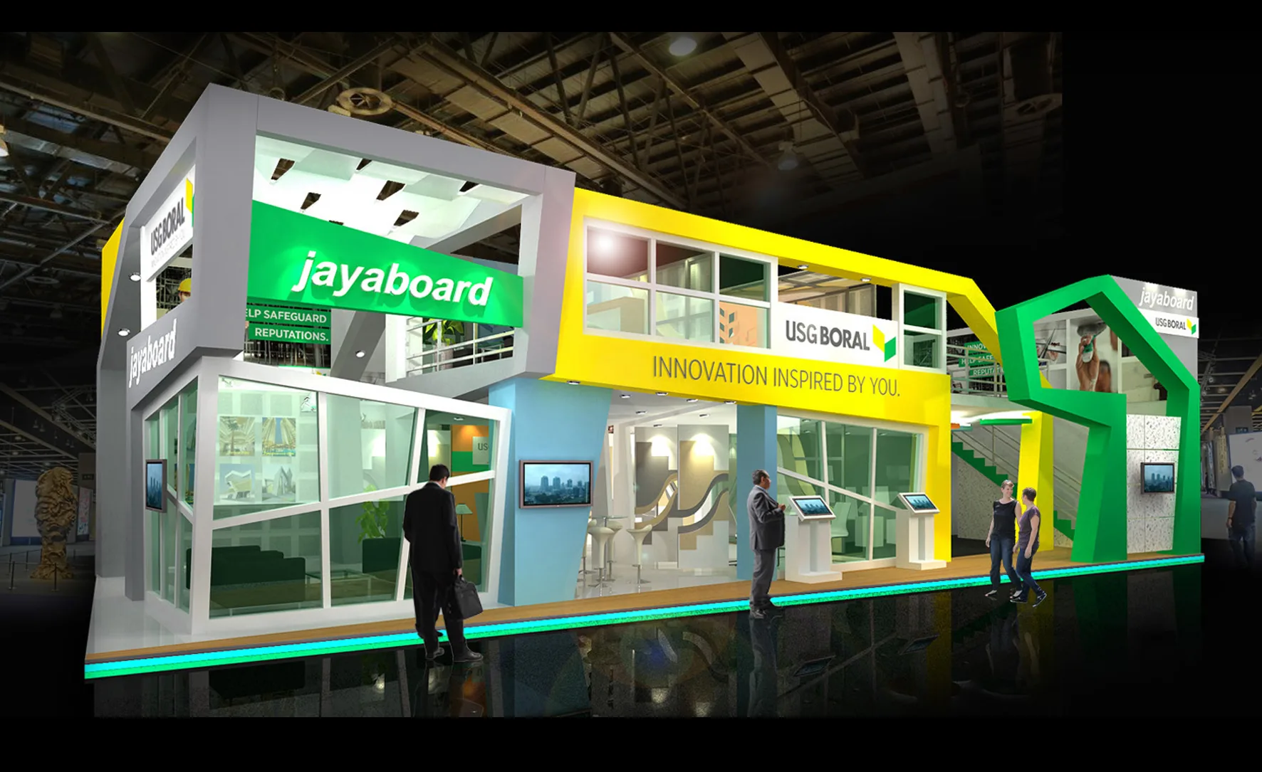 design booth pameran jogja