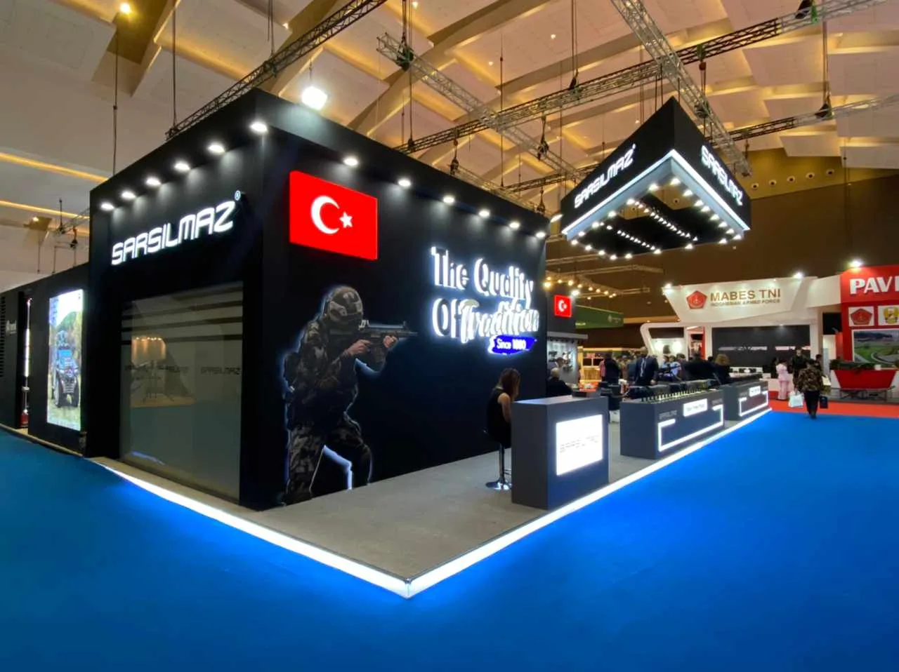 stand pameran minimalis depok