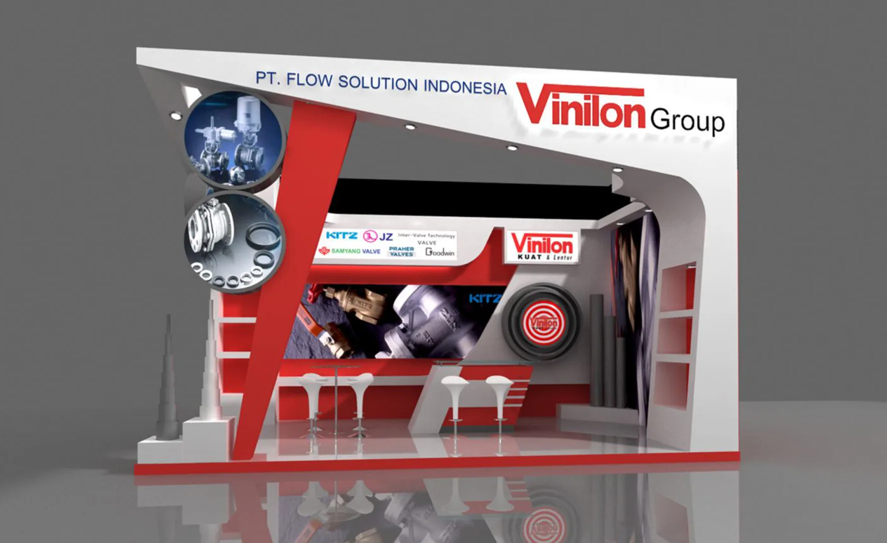 design booth pameran jabar
