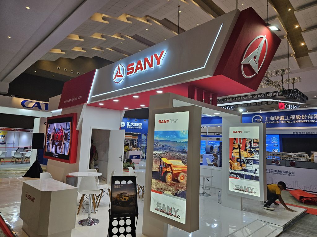 Booth Pameran dan Exhibition Mining Expo