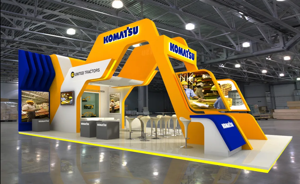 Desain Booth pameran portable