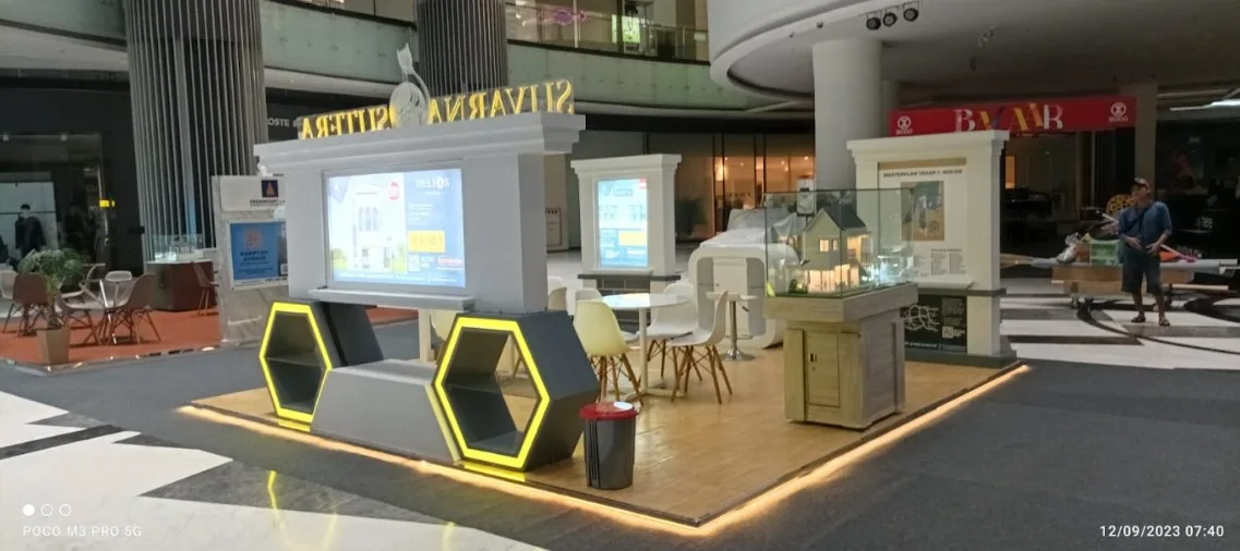 garansi kerusakan booth pameran