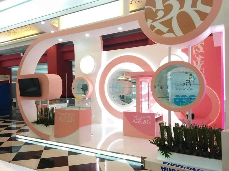 Tren penggunaan warna pastel pada exhibition