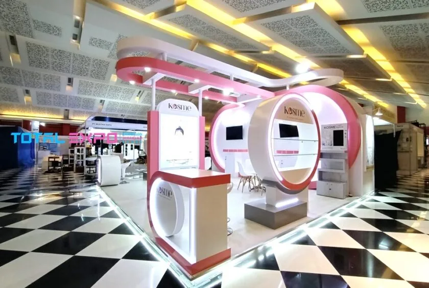 konsep booth pameran kreatif unik 